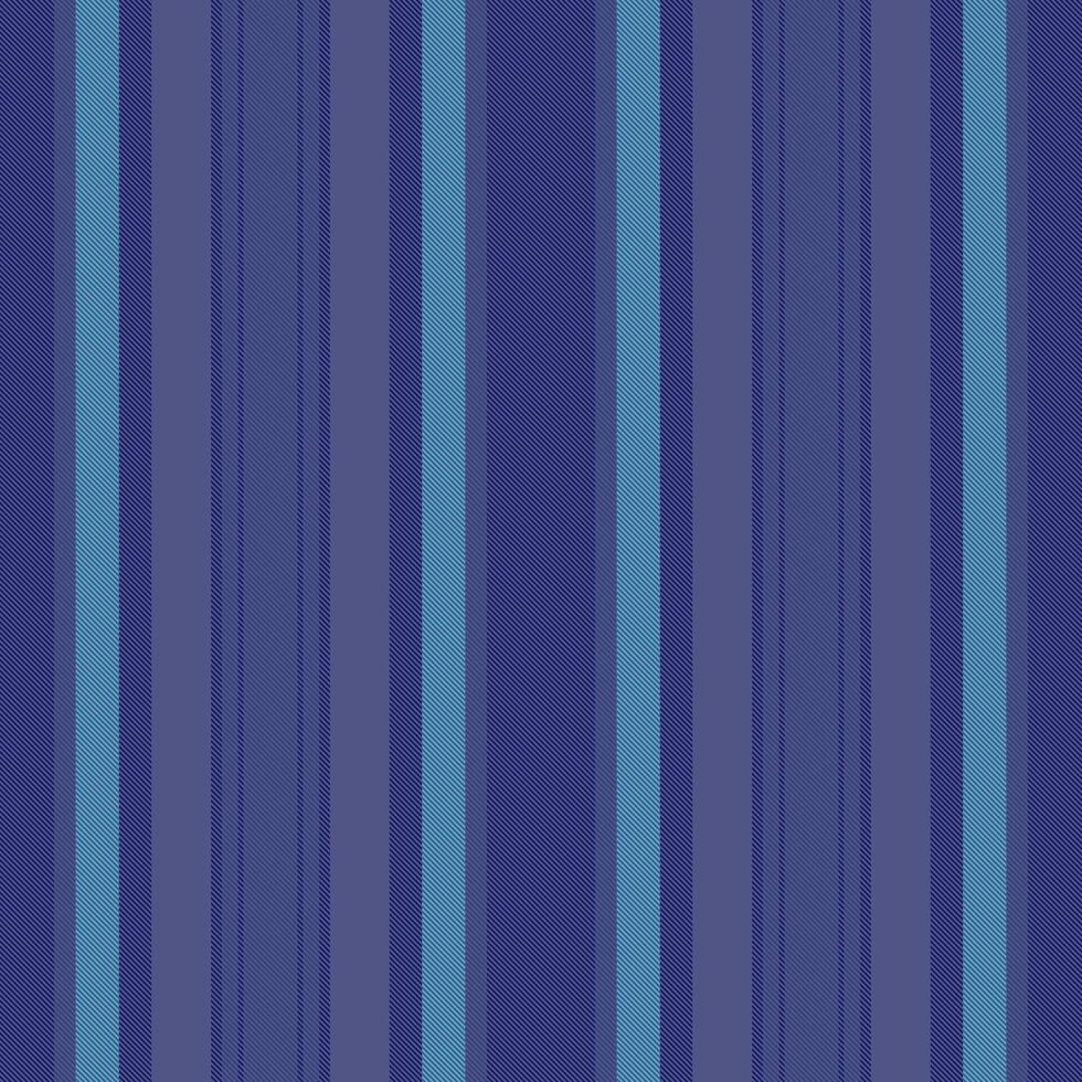 Elegant vertical stripes in calming shades of blue create a sophisticated textile pattern. vector