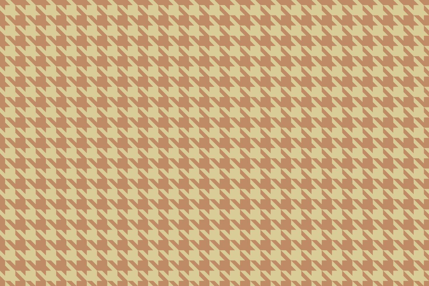 Elegant houndstooth pattern in muted earth tones. Perfect for backgrounds, textile designs, or adding a touch of classic sophistication to your projects. vector