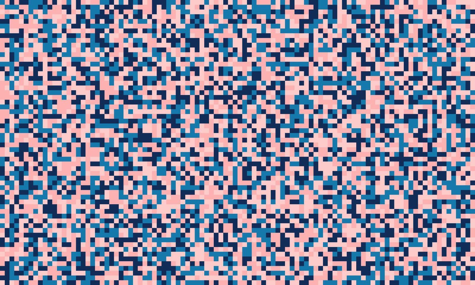 Abstract pixel art background in soft pink and blue hues. A seamless pattern ideal for website design, textile prints, or modern branding. vector