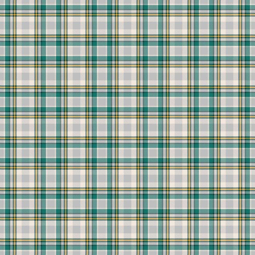 Relief fabric texture seamless, robe plaid check textile. Spanish pattern background tartan in silver and light colors. vector