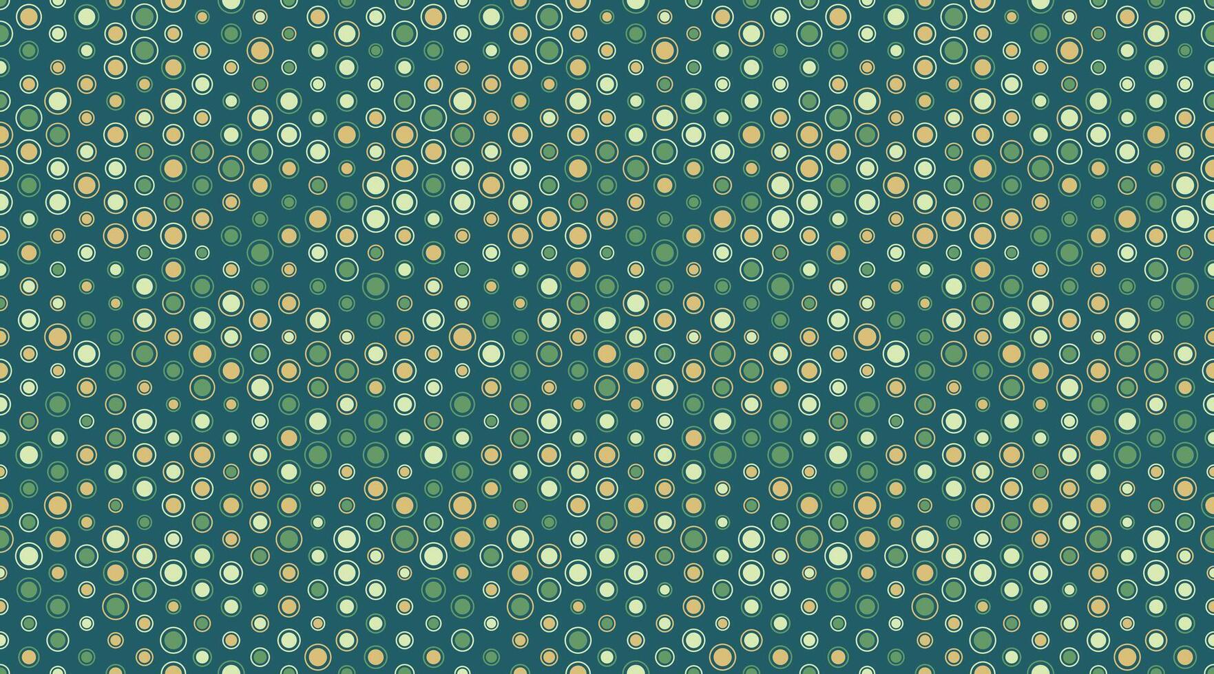 Seamless pattern of subtly shifting circles in calming teal, mint, and beige. Perfect for backgrounds, textiles, or website design. Evokes a sense of tranquility and organic flow. vector