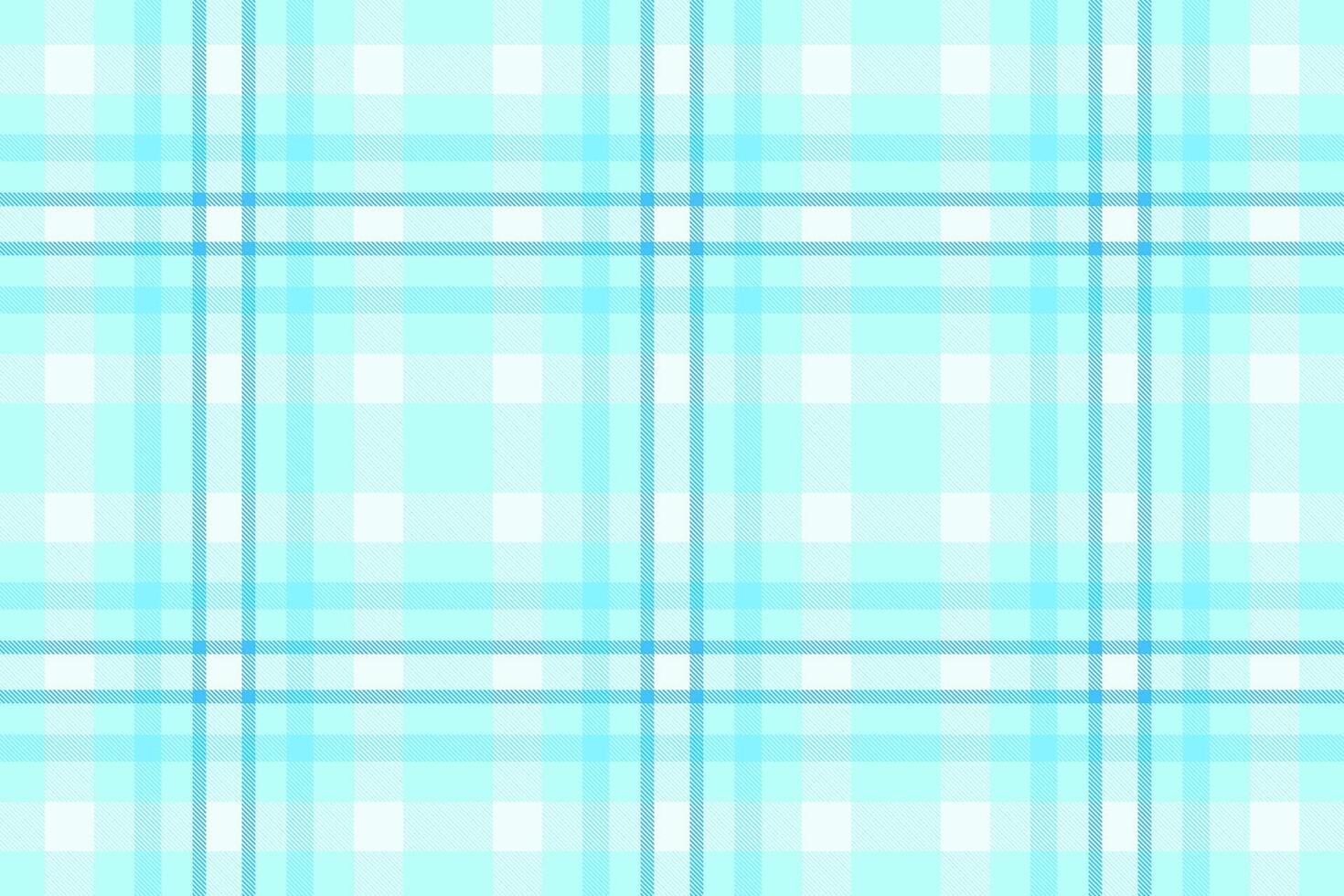 Tone seamless textile background, damask fabric plaid tartan. Glen check pattern texture in light and azure colors. vector