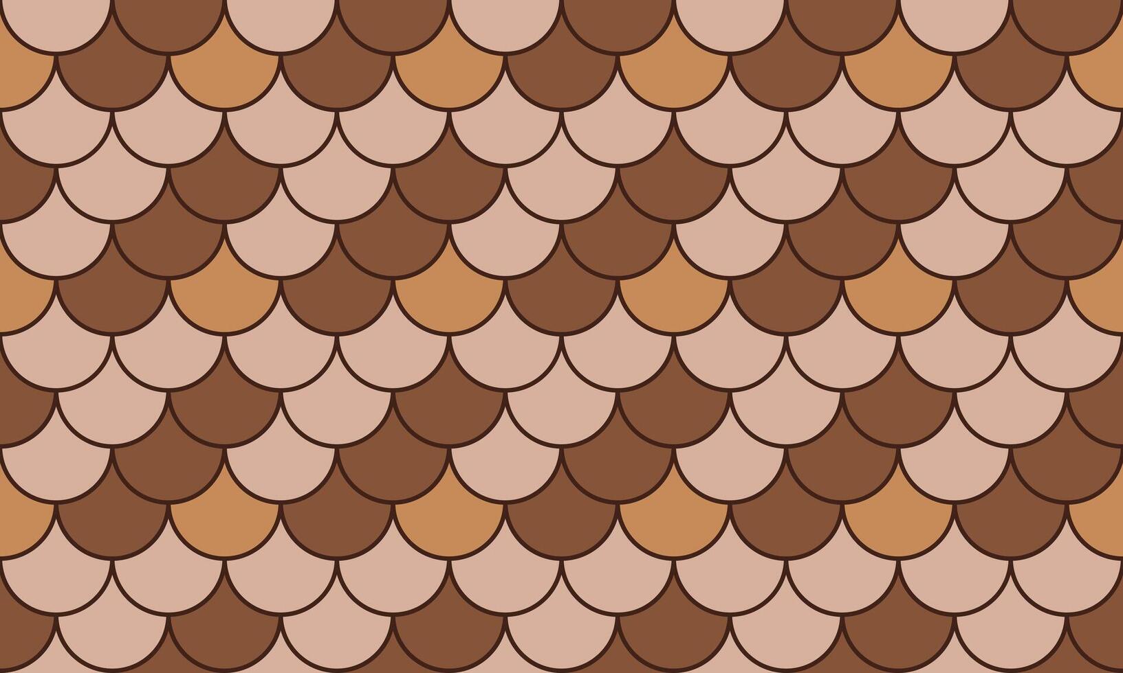 Elegant seamless pattern with overlapping scales in earthy tones. Perfect for textile design, website backgrounds, or any project needing a sophisticated, textured look. vector