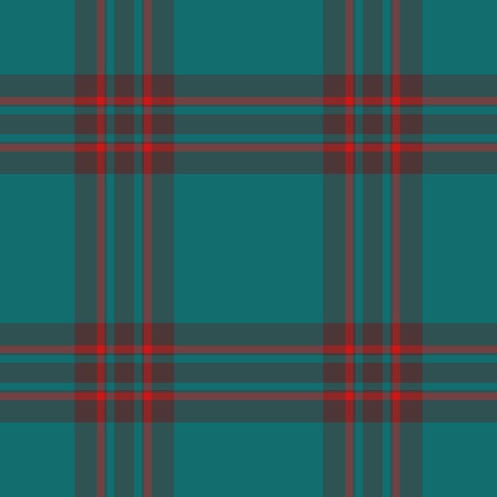 National plaid texture check, horizon fabric pattern tartan. Living room background textile seamless in dark slate gray and red colors. vector