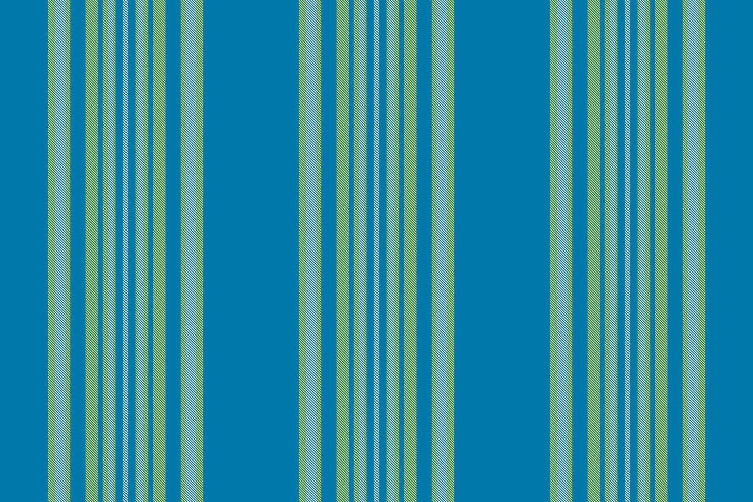 Trend vertical stripe fabric, free lines seamless. Sexual texture pattern textile background in cyan and yellow colors. vector