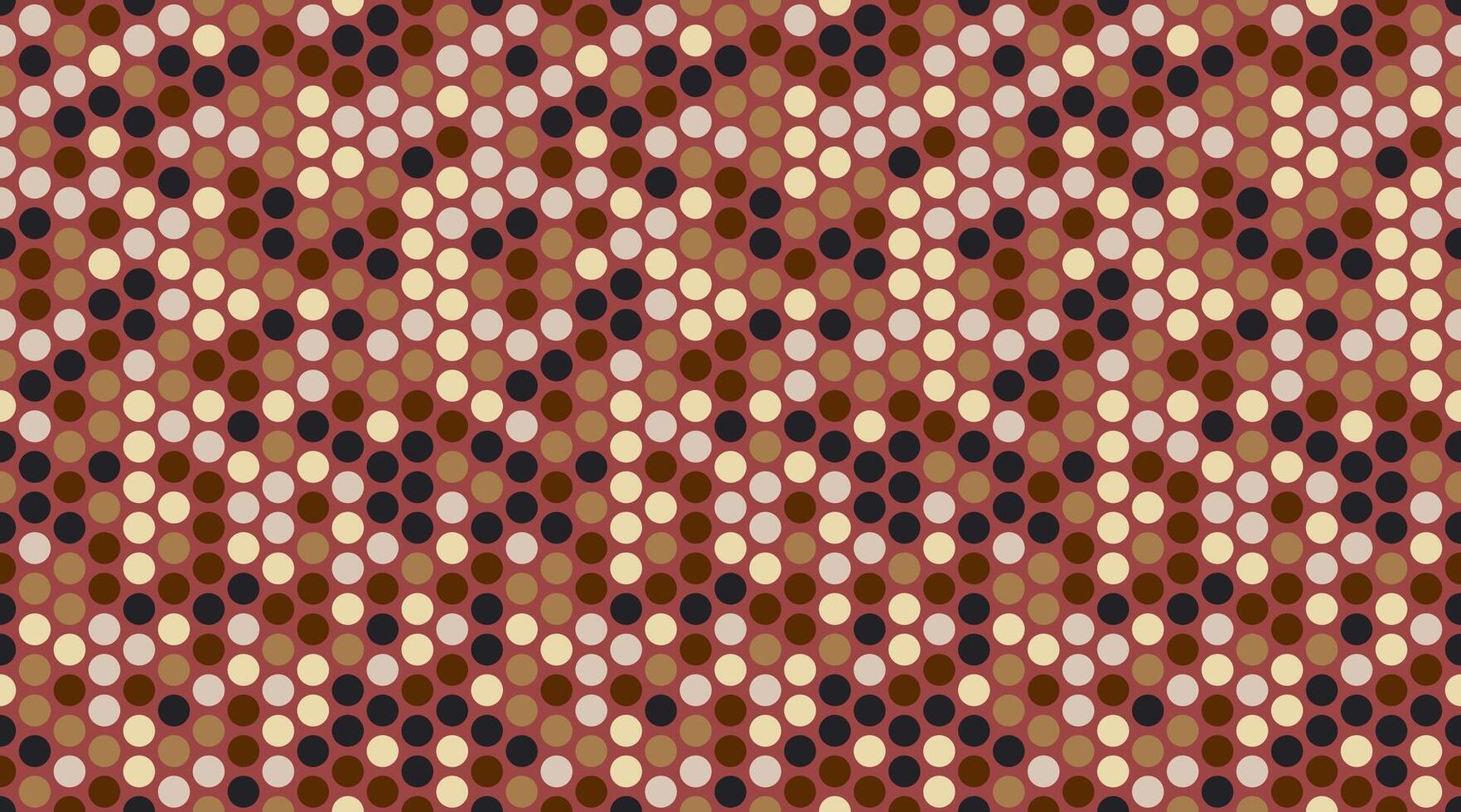 Abstract geometric pattern featuring a dynamic diagonal arrangement of multicolored circles. vector
