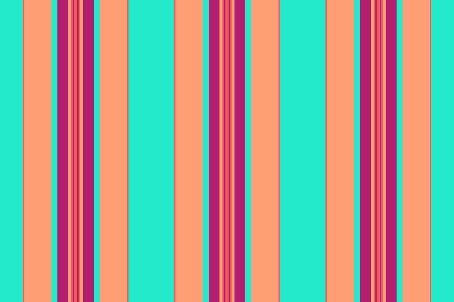 Modern stripe vertical background, merry fabric seamless pattern. Trim texture textile lines in red and orange colors. vector