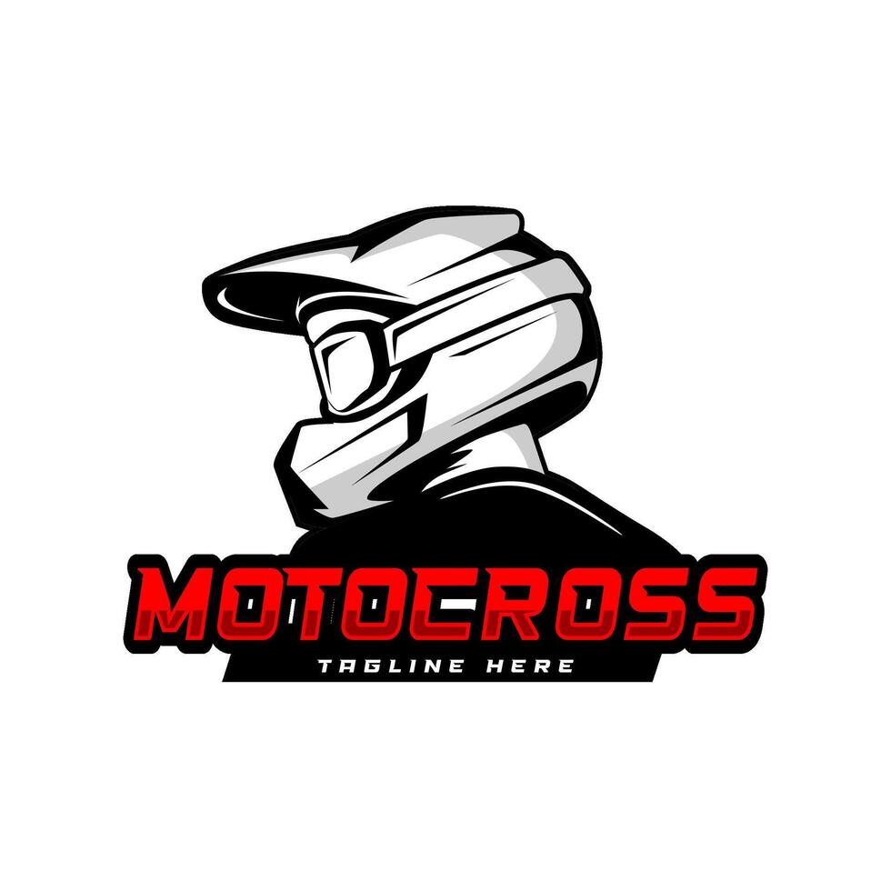 motocross rider logo abstract design vector