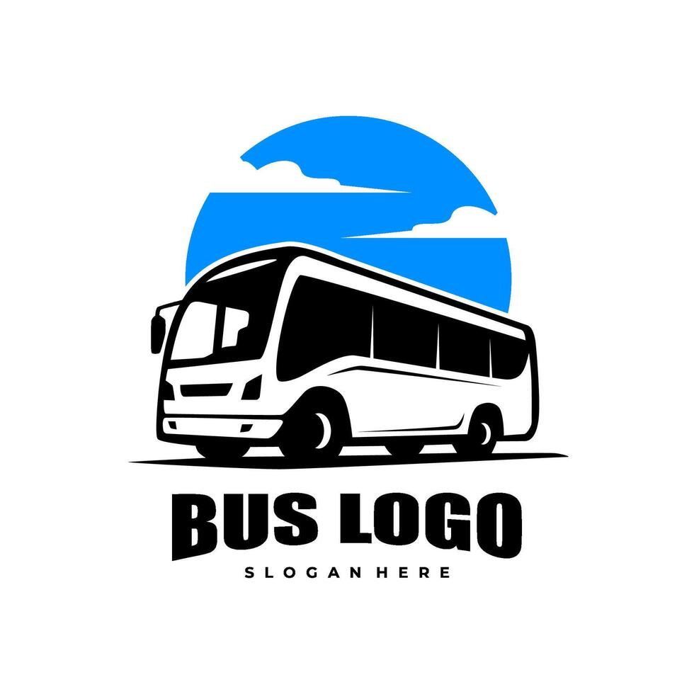 bus travel logo design abstract illustration vector
