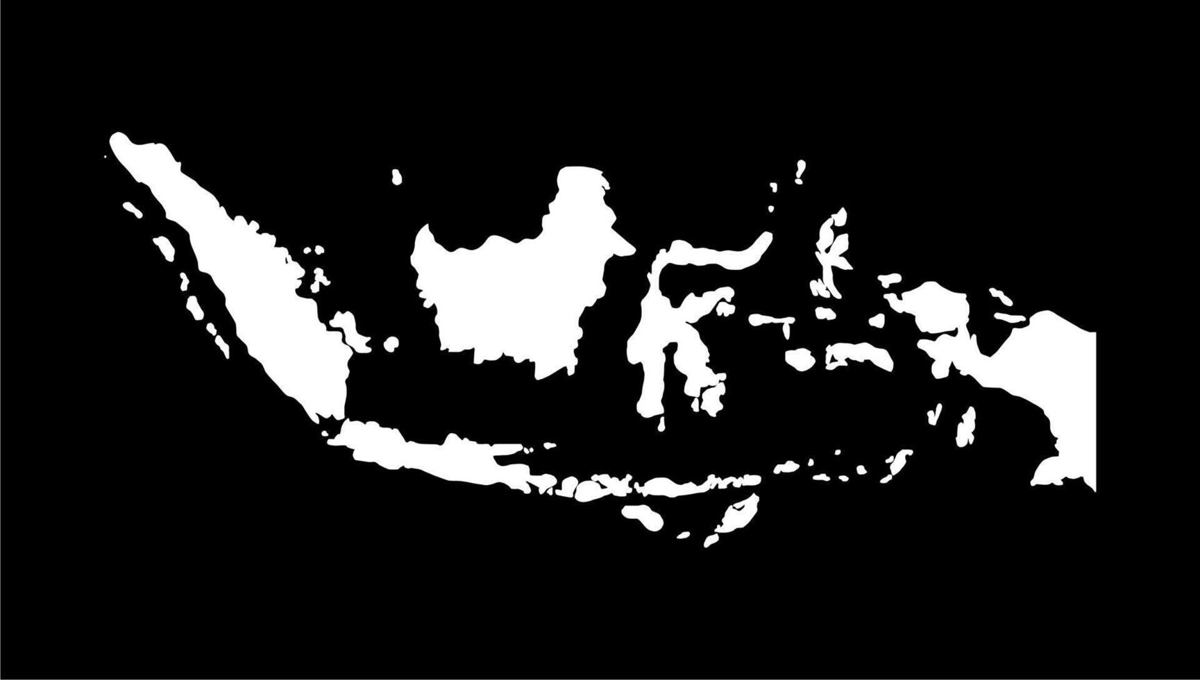 indonesia map design illustration vector