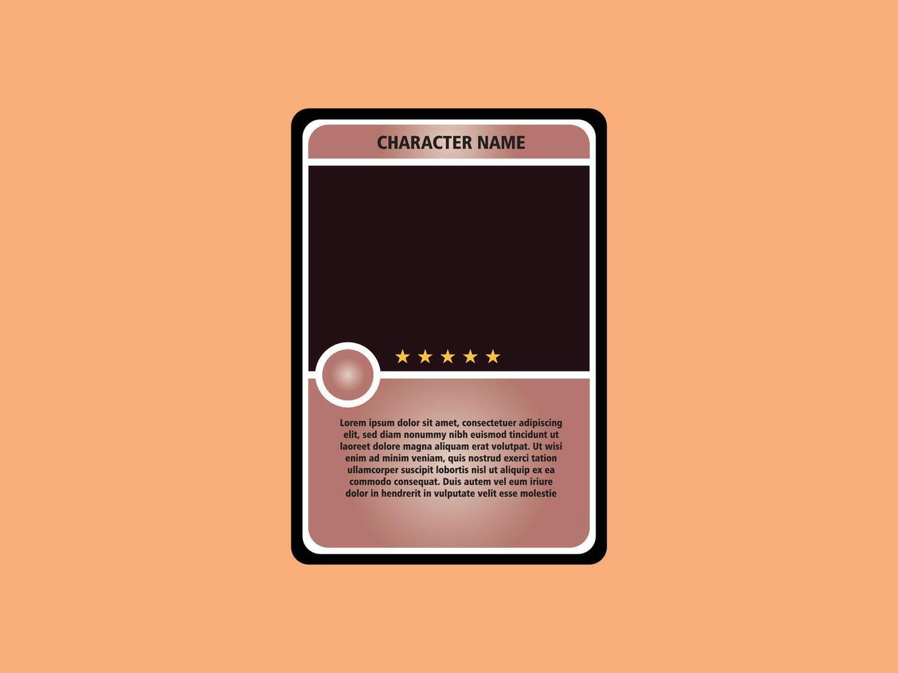 modern technology themed card game template. vector
