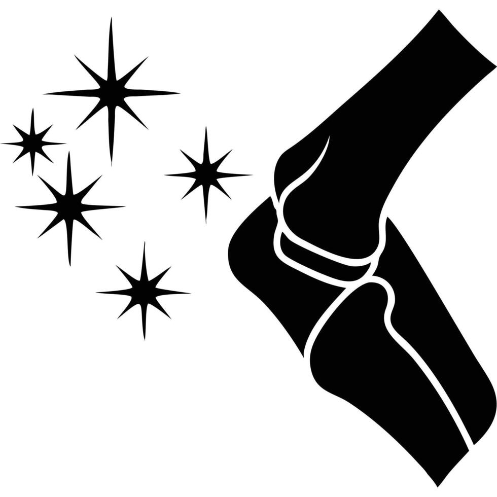 A black and white image of a foot with stars vector