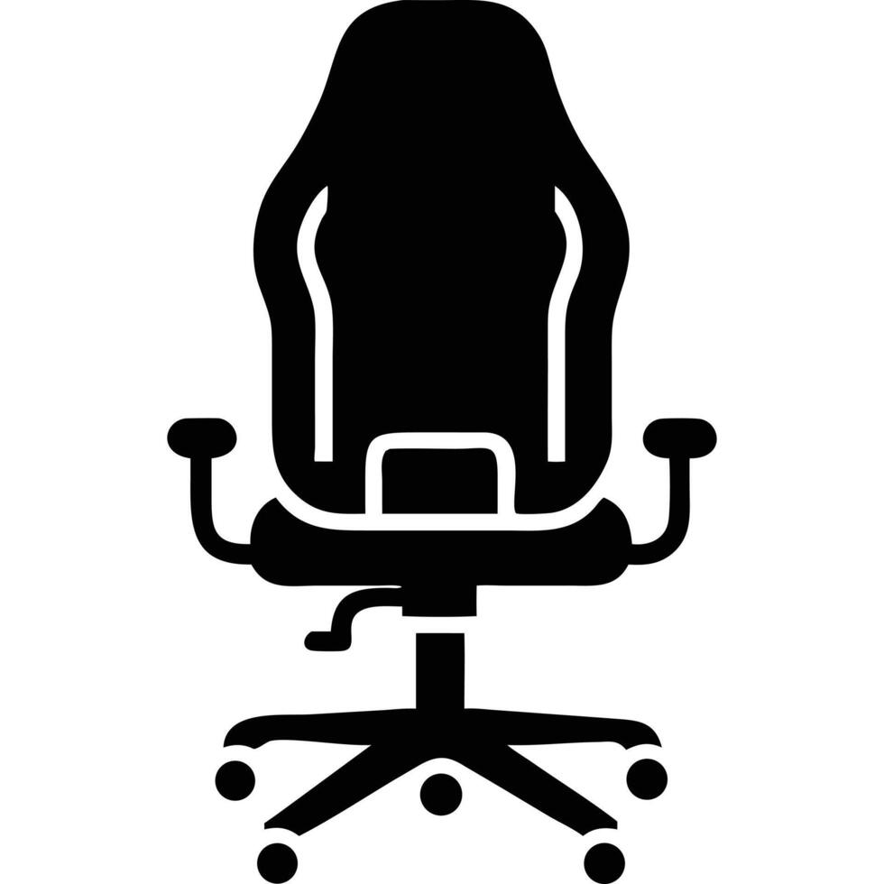 Office chair icon vector