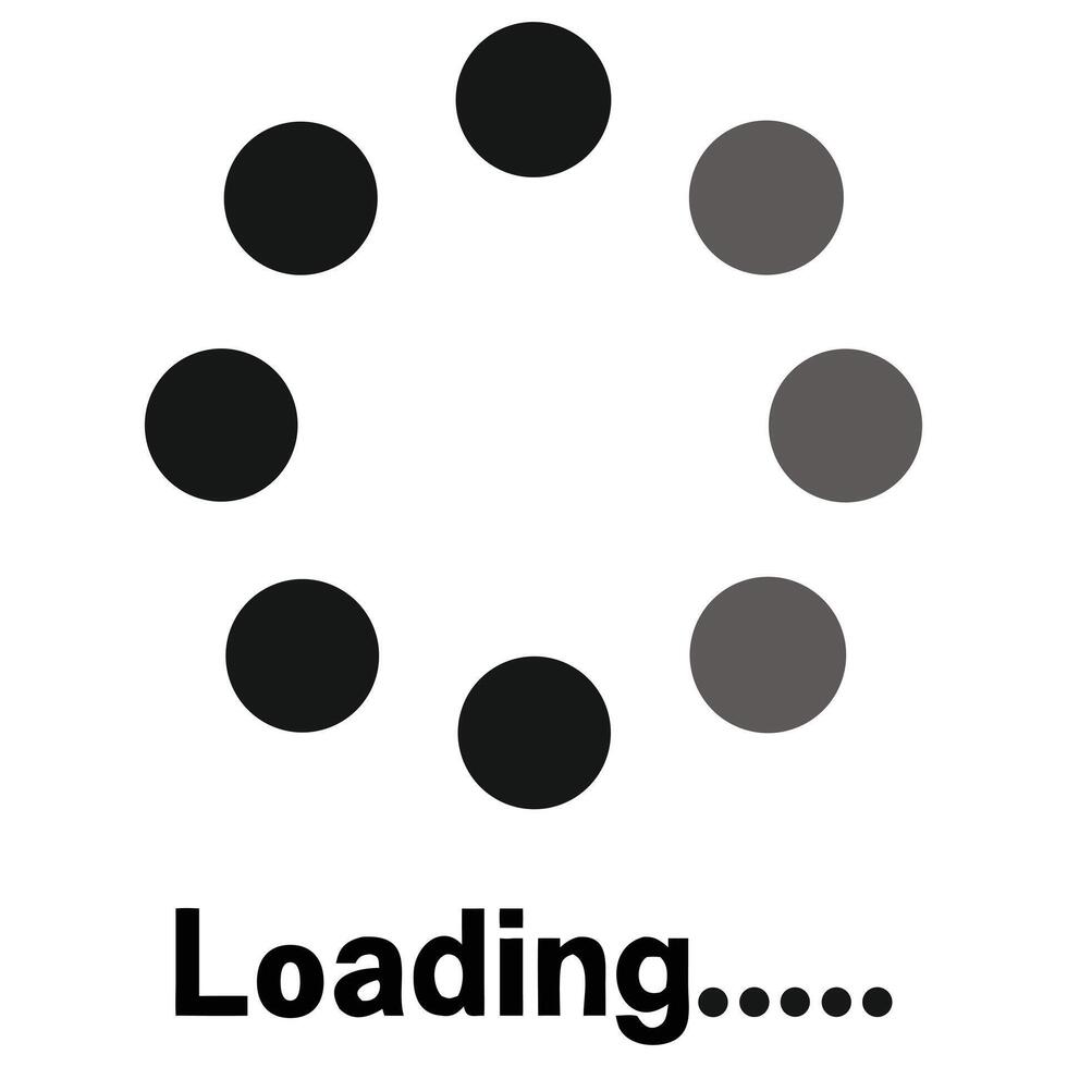 A circle with black and white dots on it vector