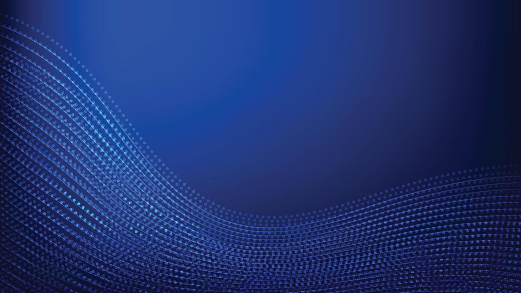 abstract blue wavy lines background with copy space vector