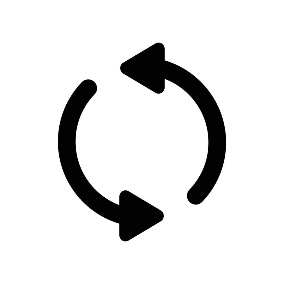 Refresh Icon Illustration Design vector