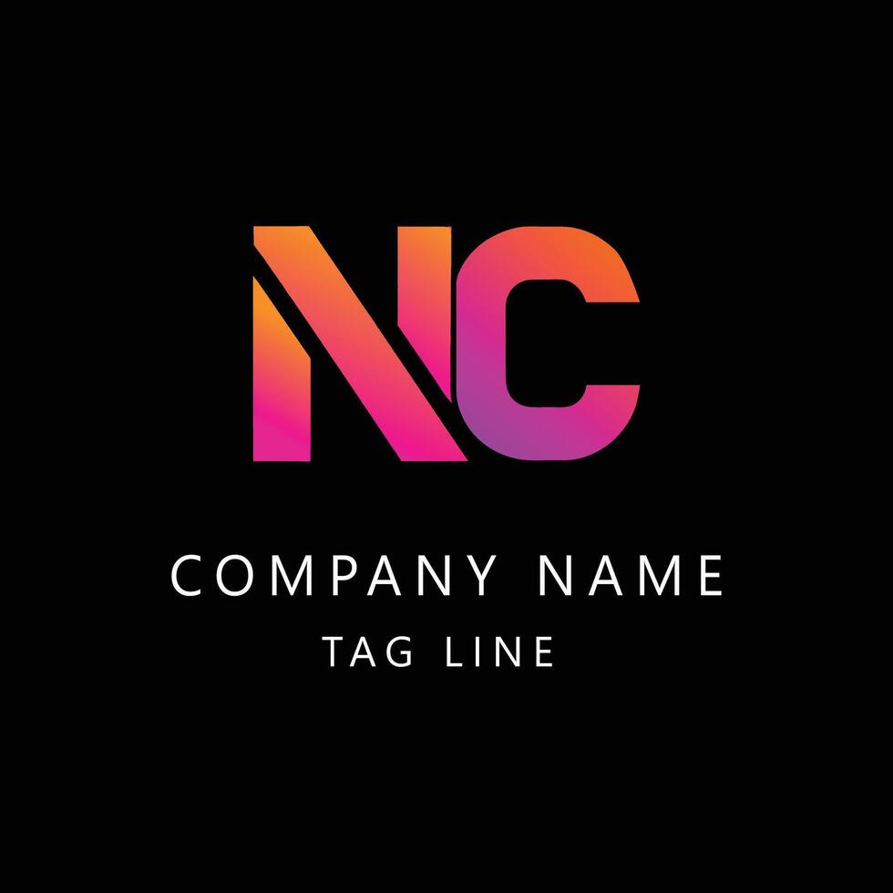 nc logo template vector