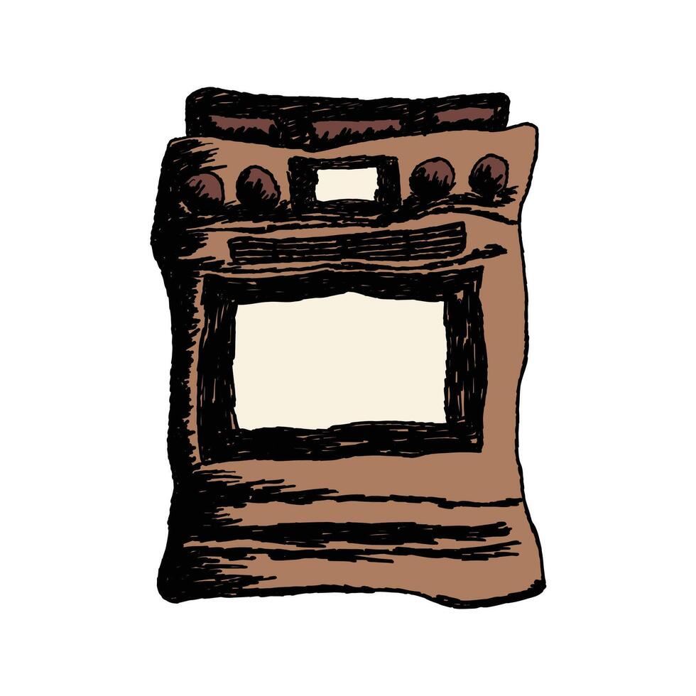 washing machine abstract surrealism illustration vector