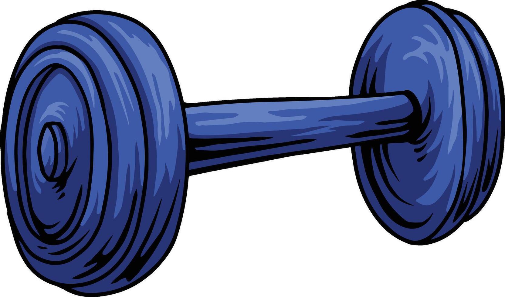 dumble blue illustration vector
