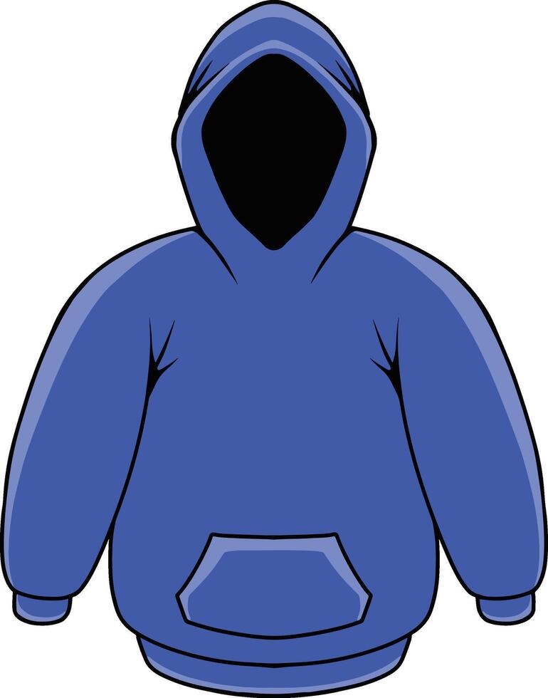 hoodie mock up illustration vector
