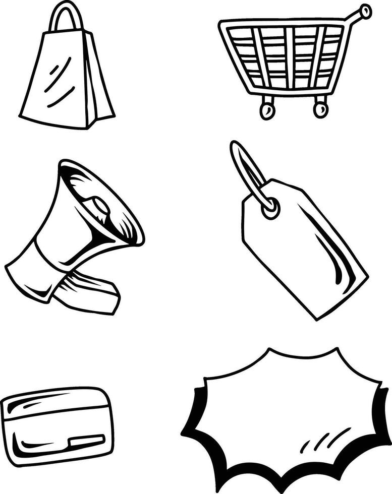 black friday illustration vector