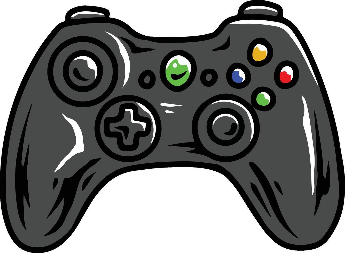 console game illustration vector