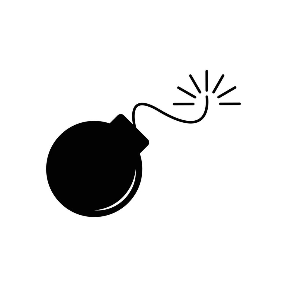 bomb icon design template vector
