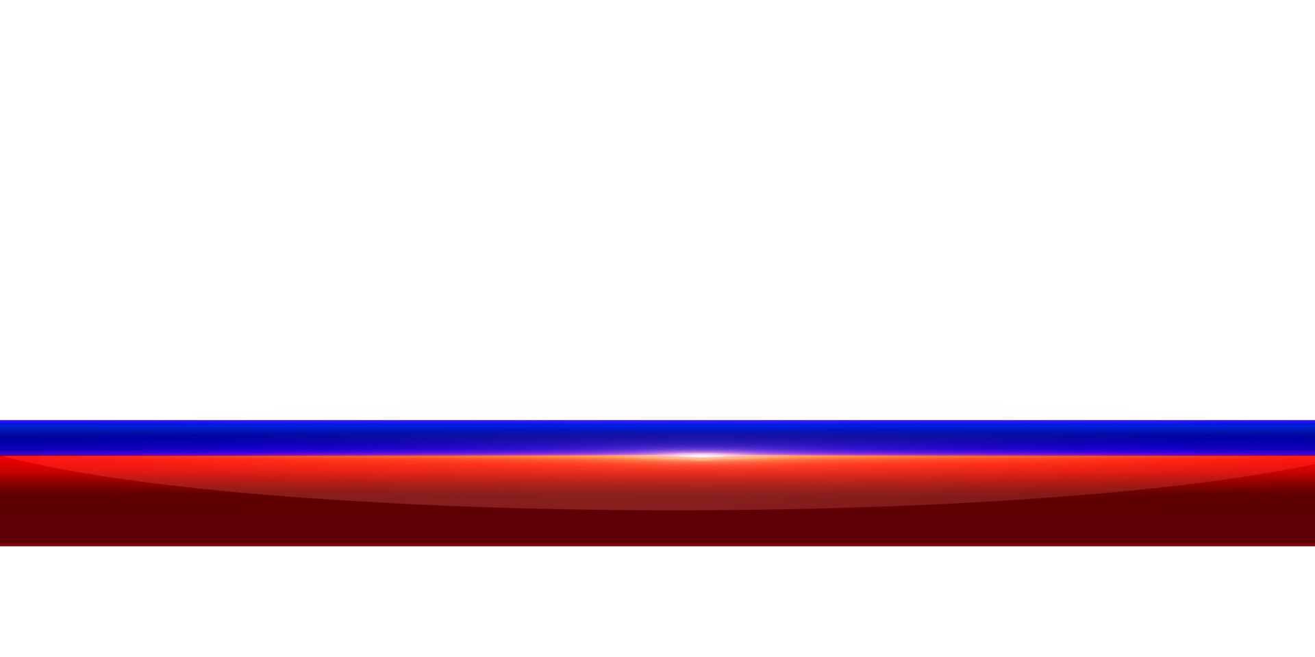 Blue and Red Lower third Design on a Transparent Background png