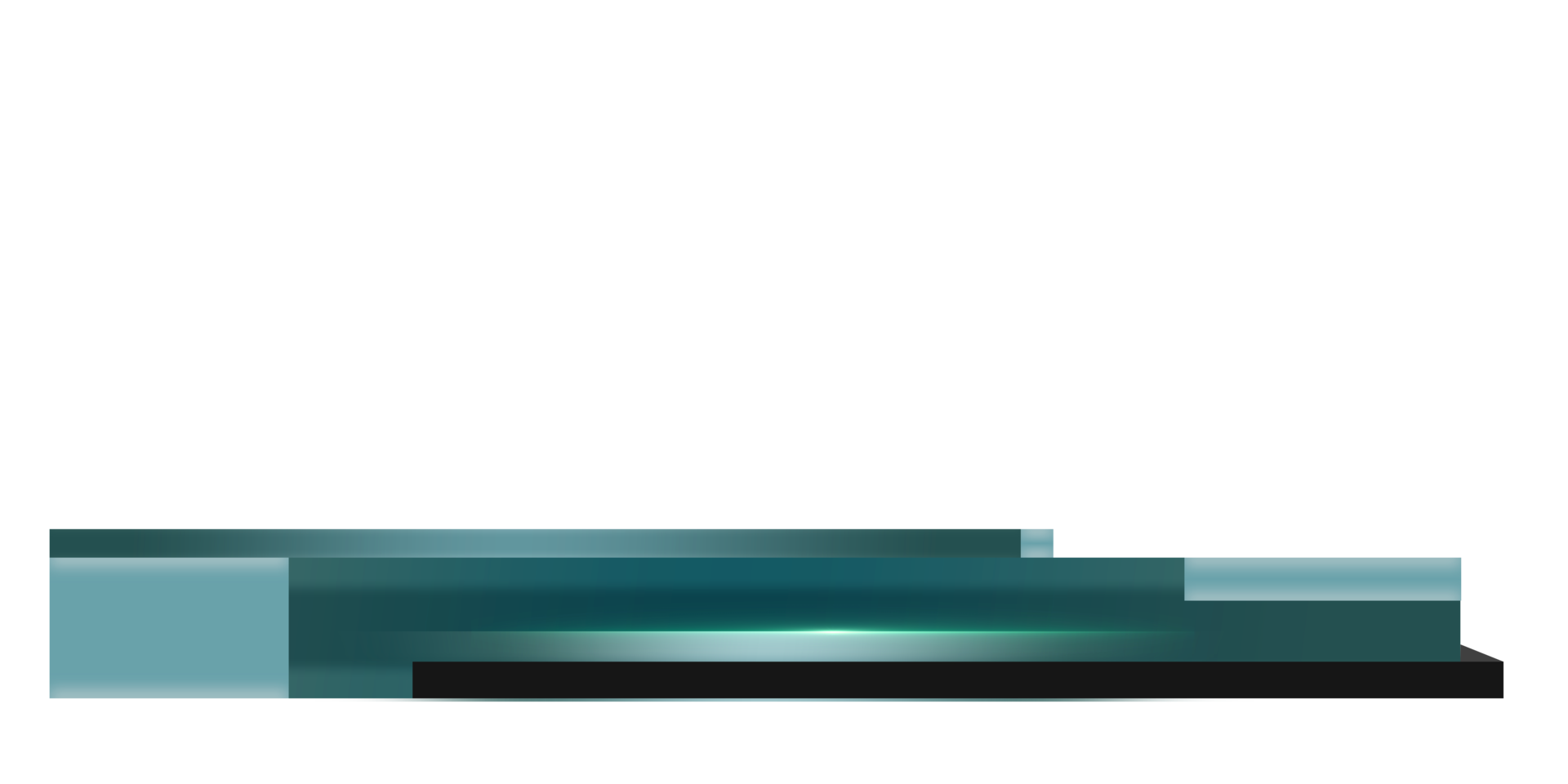 Creative two Colour Television Lower third Design png