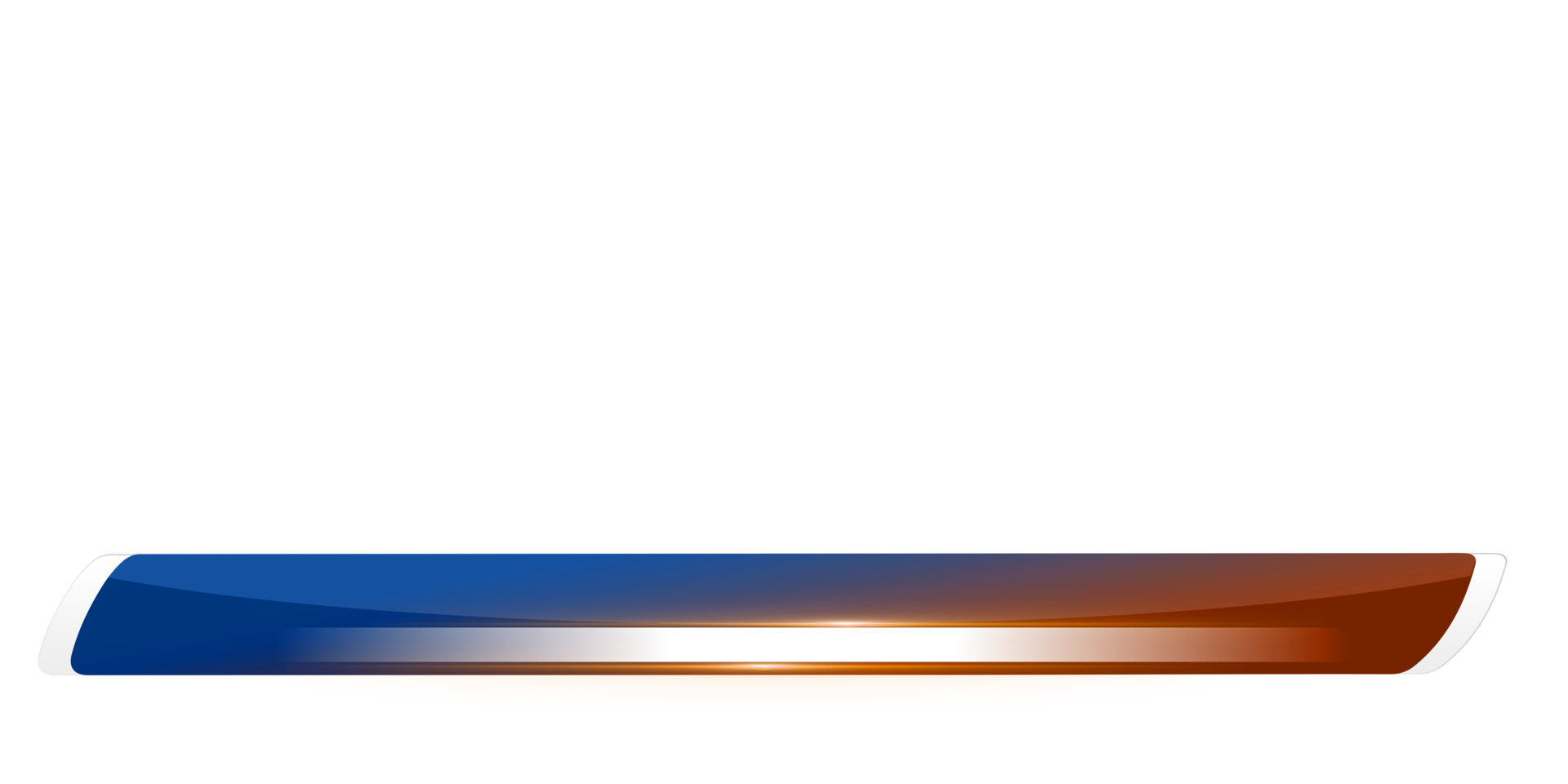 Multicolour Lower third Design on a Transparent Background png