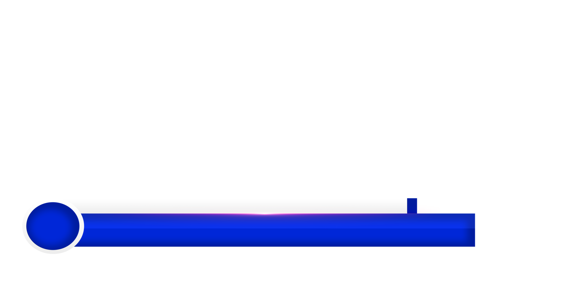 Clean Style Blue Lower third Design png