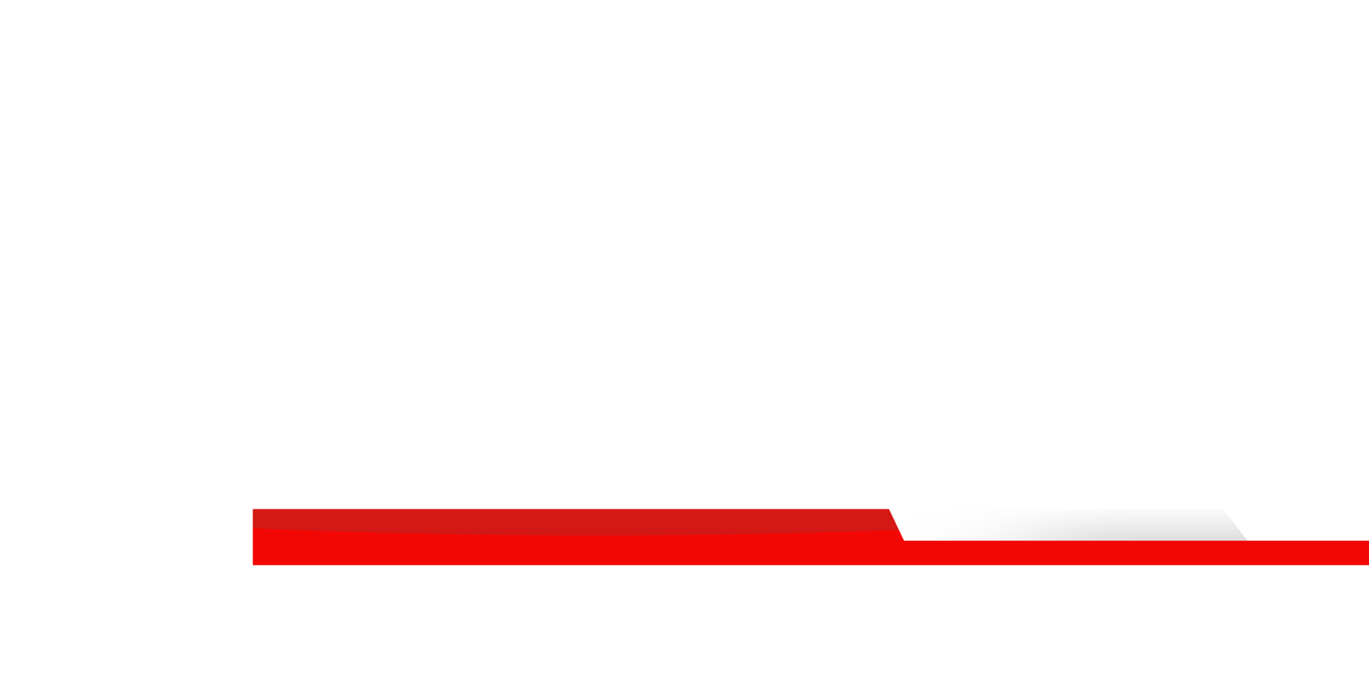 Red and White Television Lower third Design png