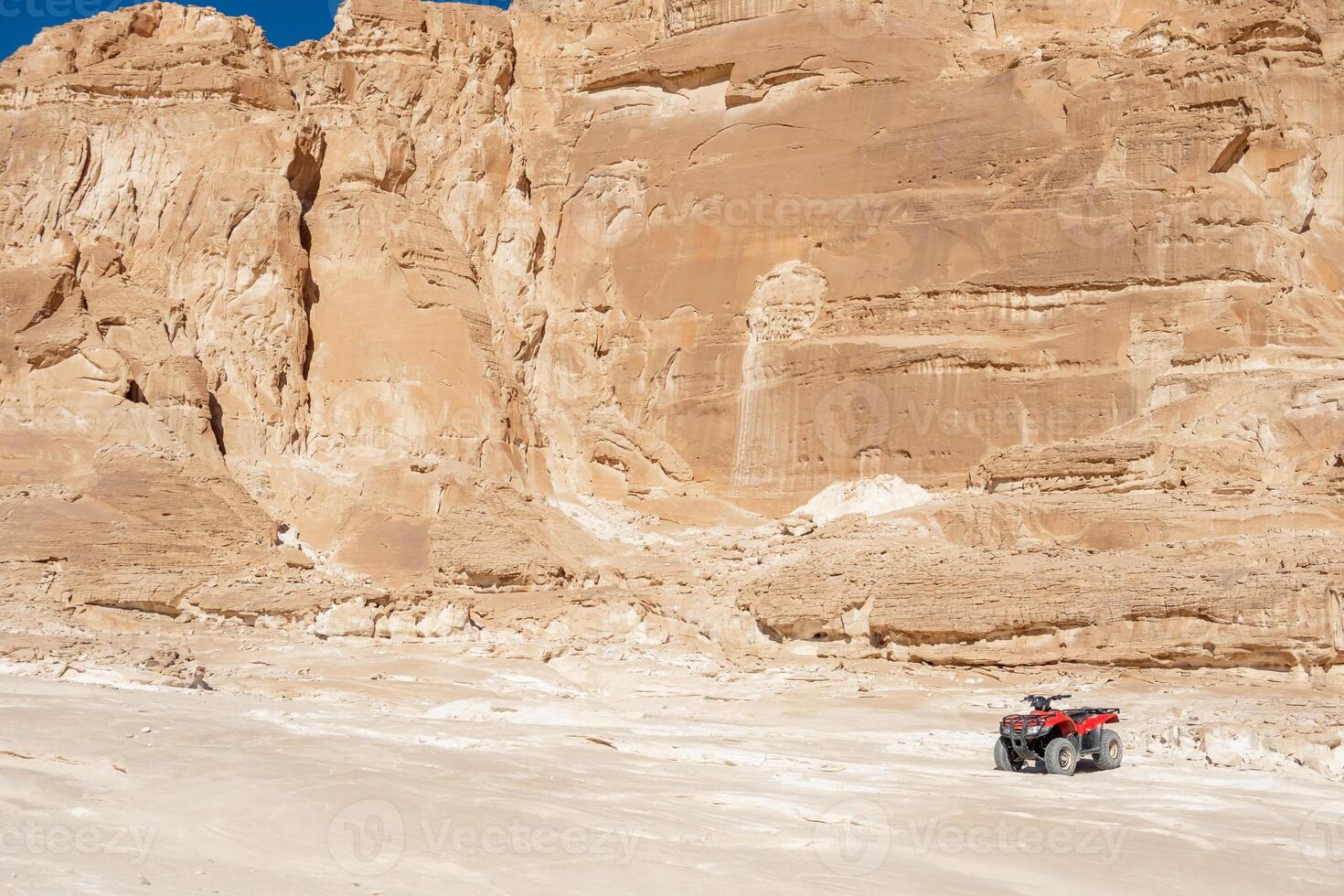 Exploring the Sinai Desert on a quad motorbike safari in Sharm el Sheikh, Egypt photo