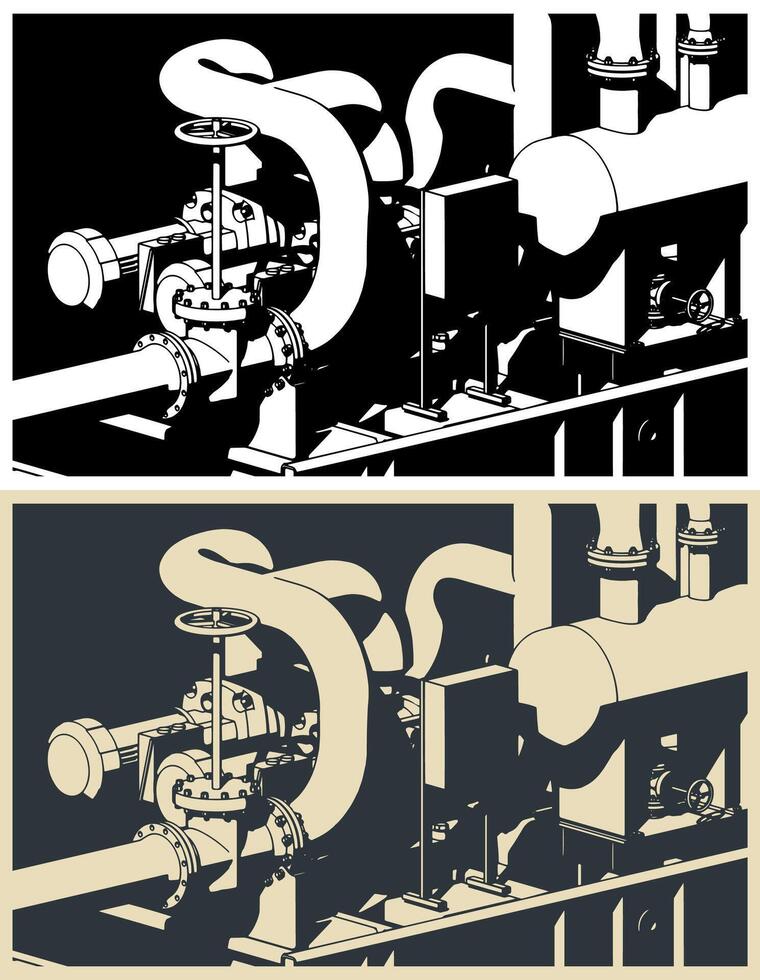 Pump skids for any fluid vector