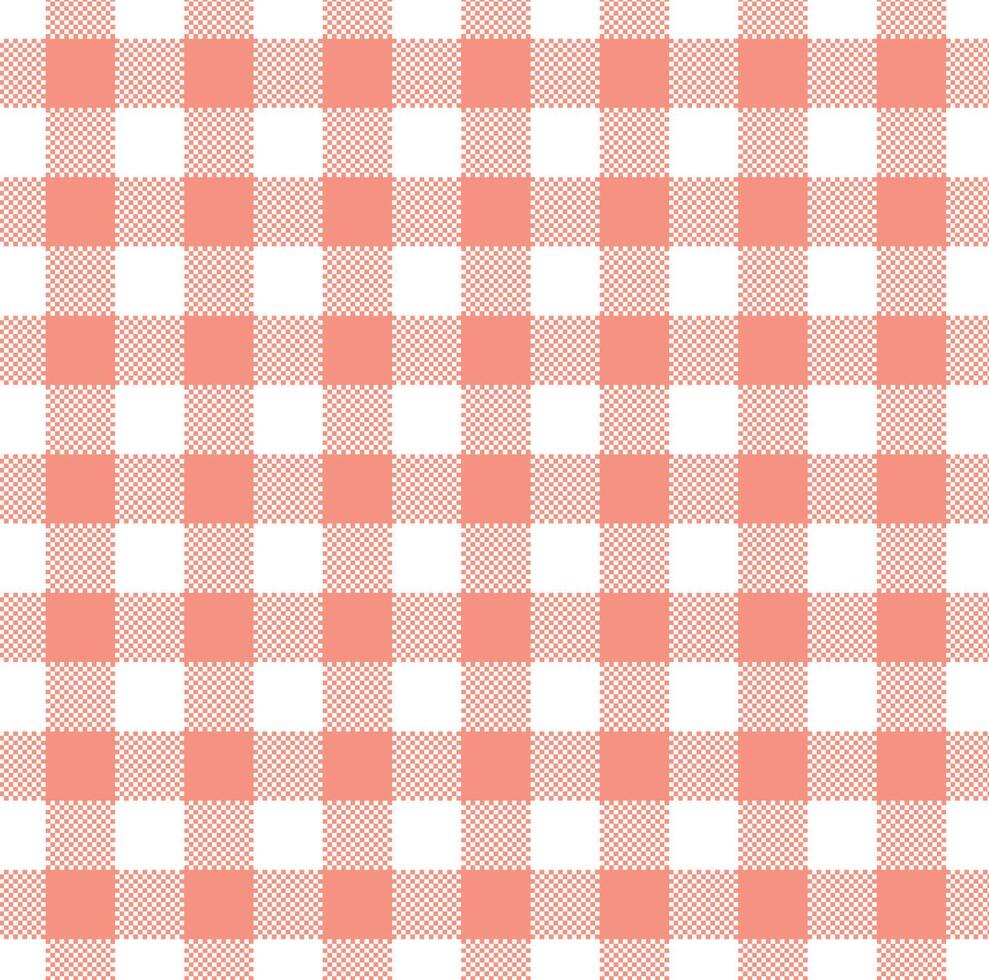 Red Gingham Checkered Pattern. Textile design of textured plaid. Checkered fabric pattern swatch for print, tartan, gift wrap, textiles, checkered background for tablecloth. Best Quality vector