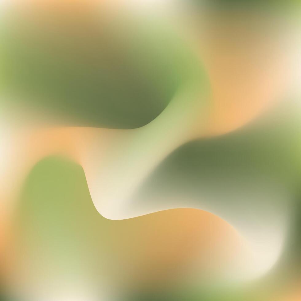 Abstract background with green and orange colors vector