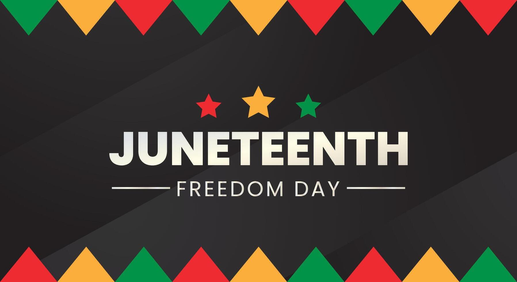 Juneteenth Freedom day, Illustration design graphic vector