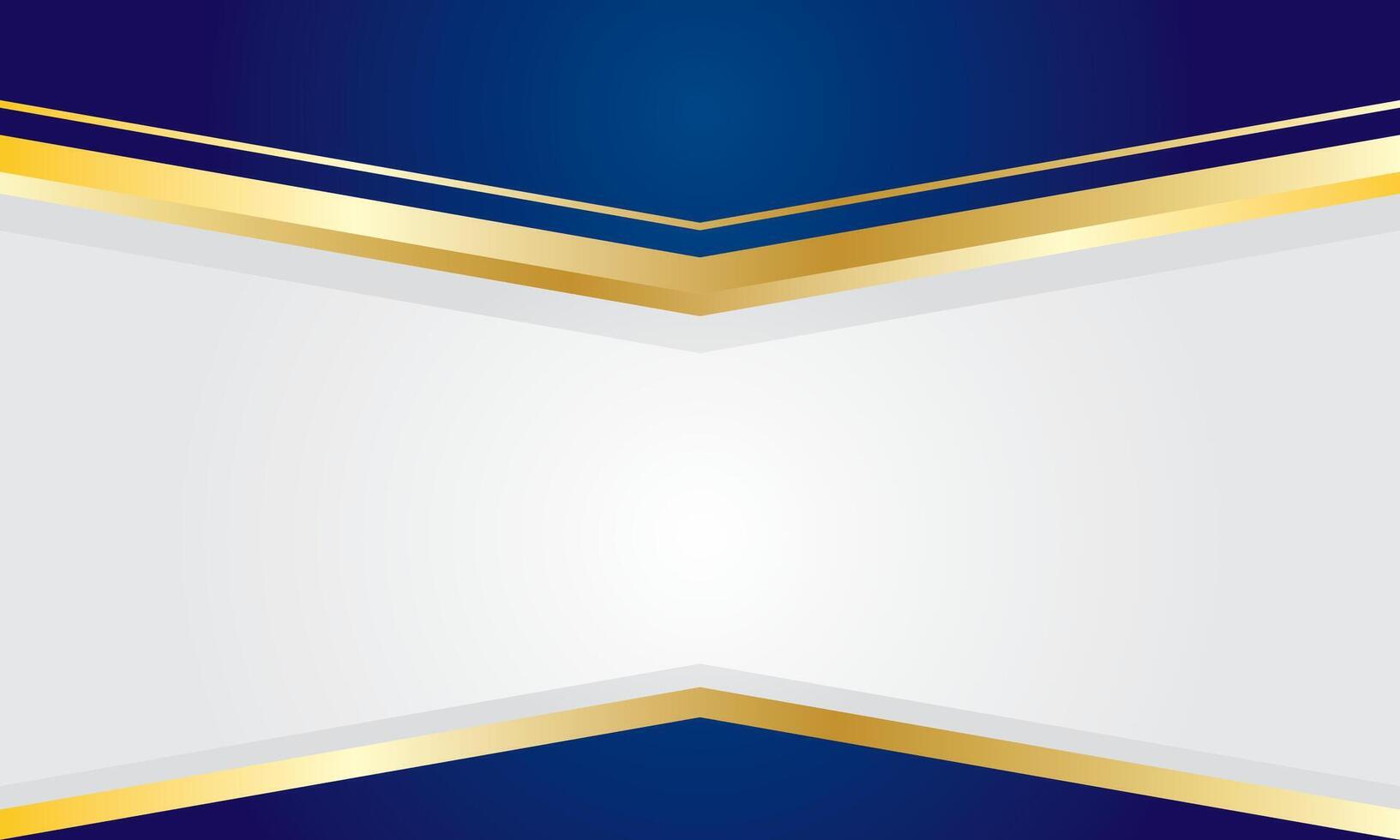 Blue and gold background is perfect for certificate template design vector