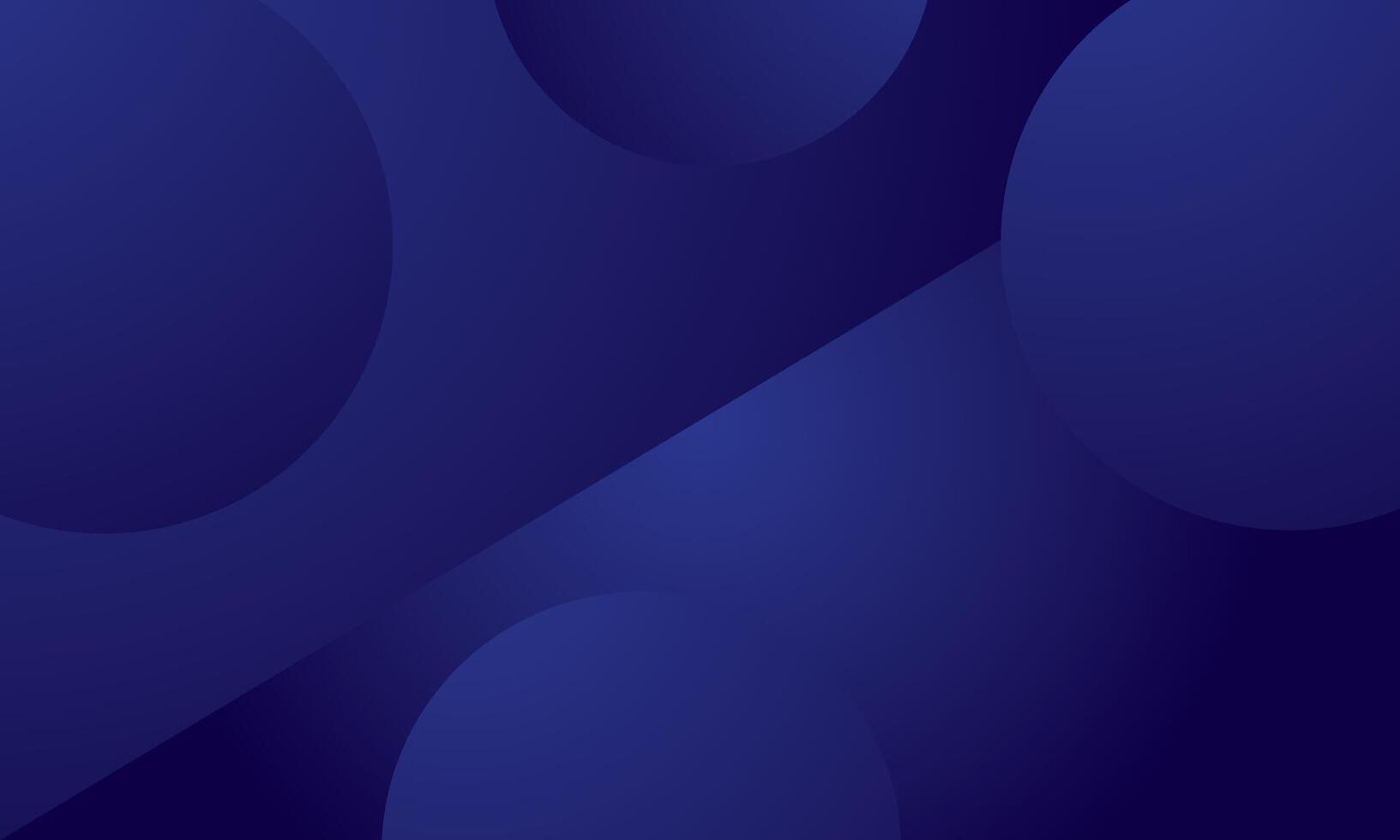 Simple blue curved gradient abstract background vector