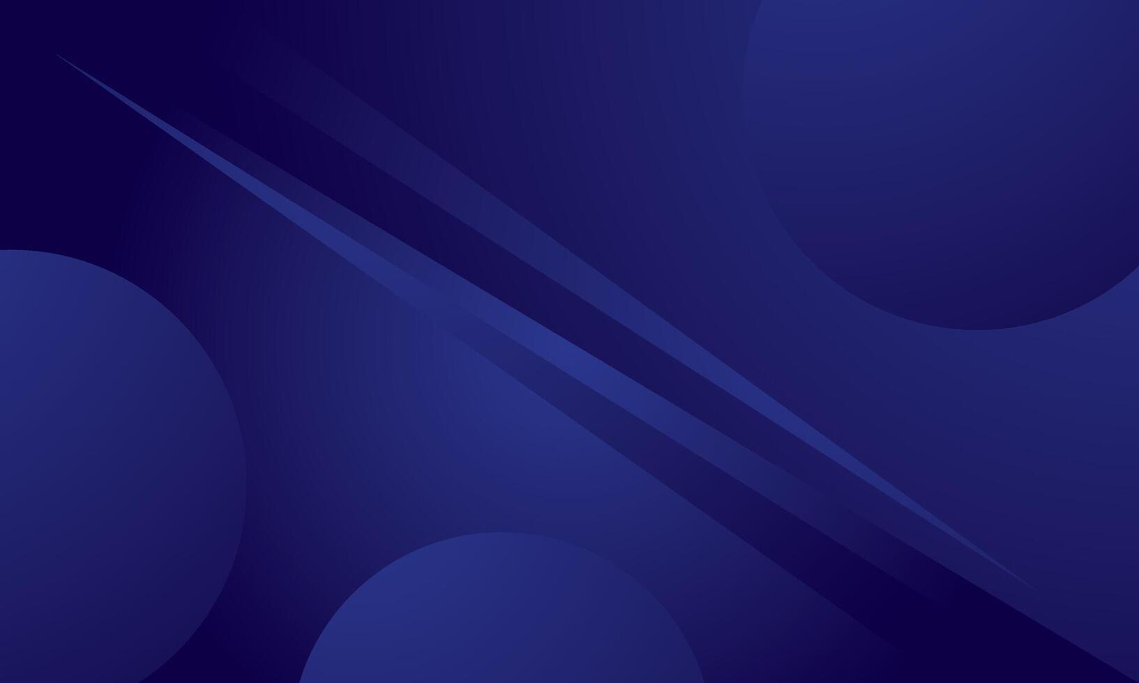 Dark blue curved gradient abstract background vector