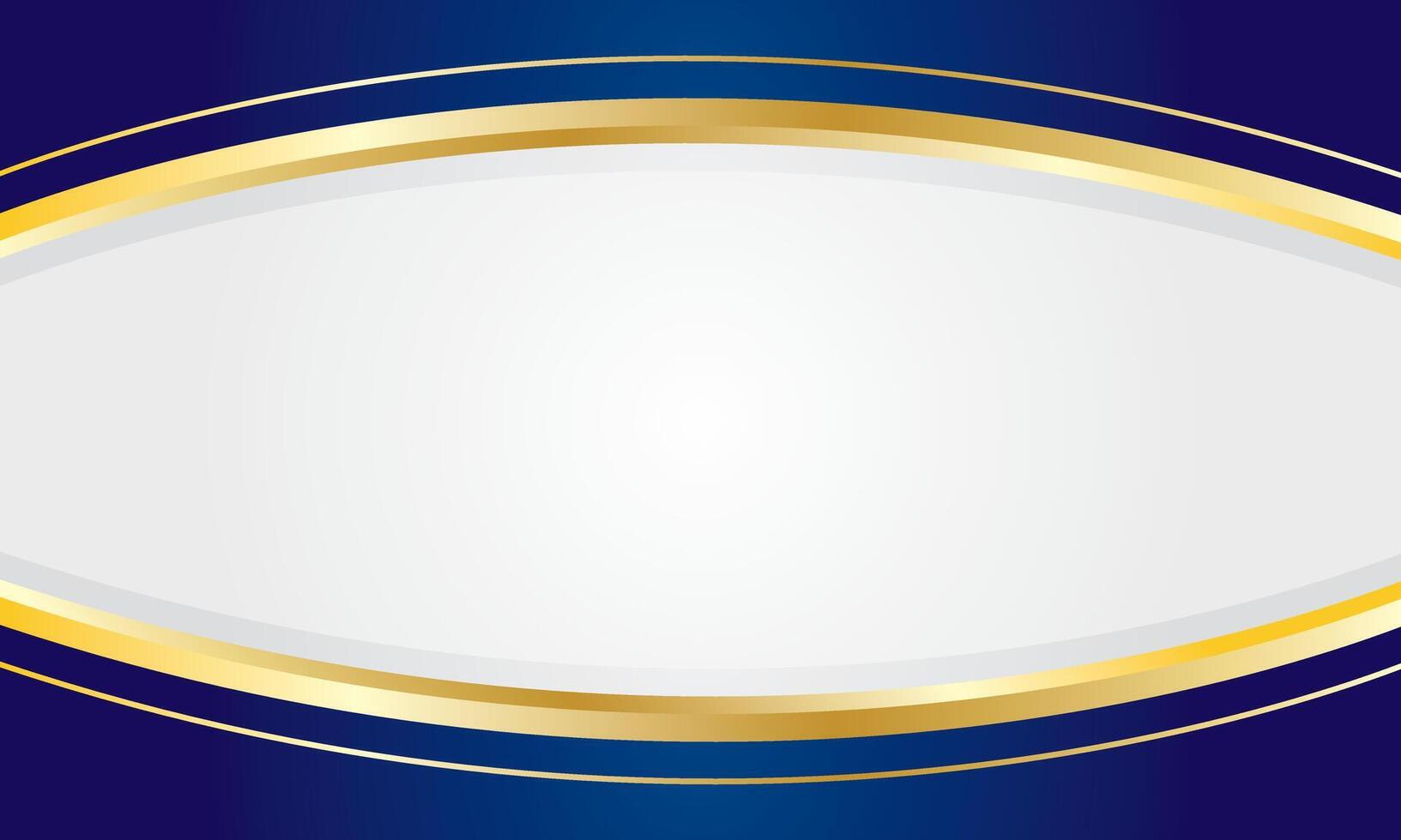 Blue and gold curved design background vector