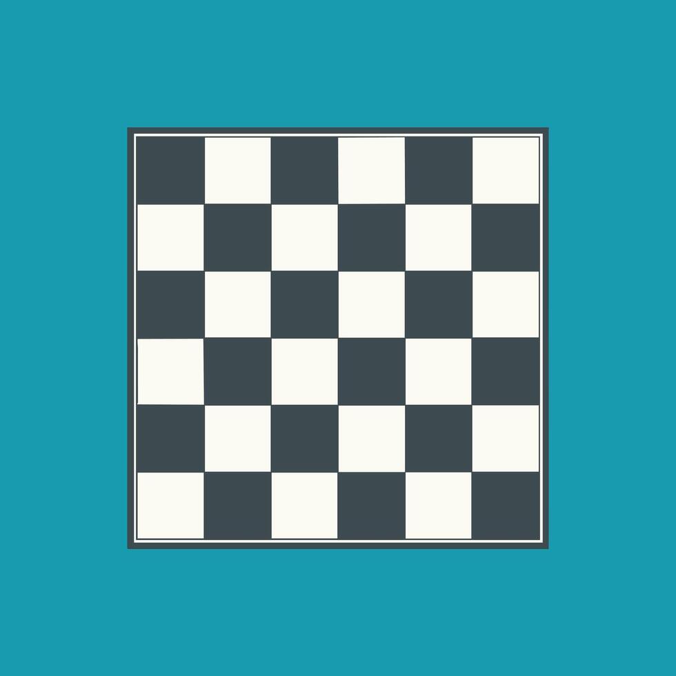 Clean Chessboard Game Icon vector