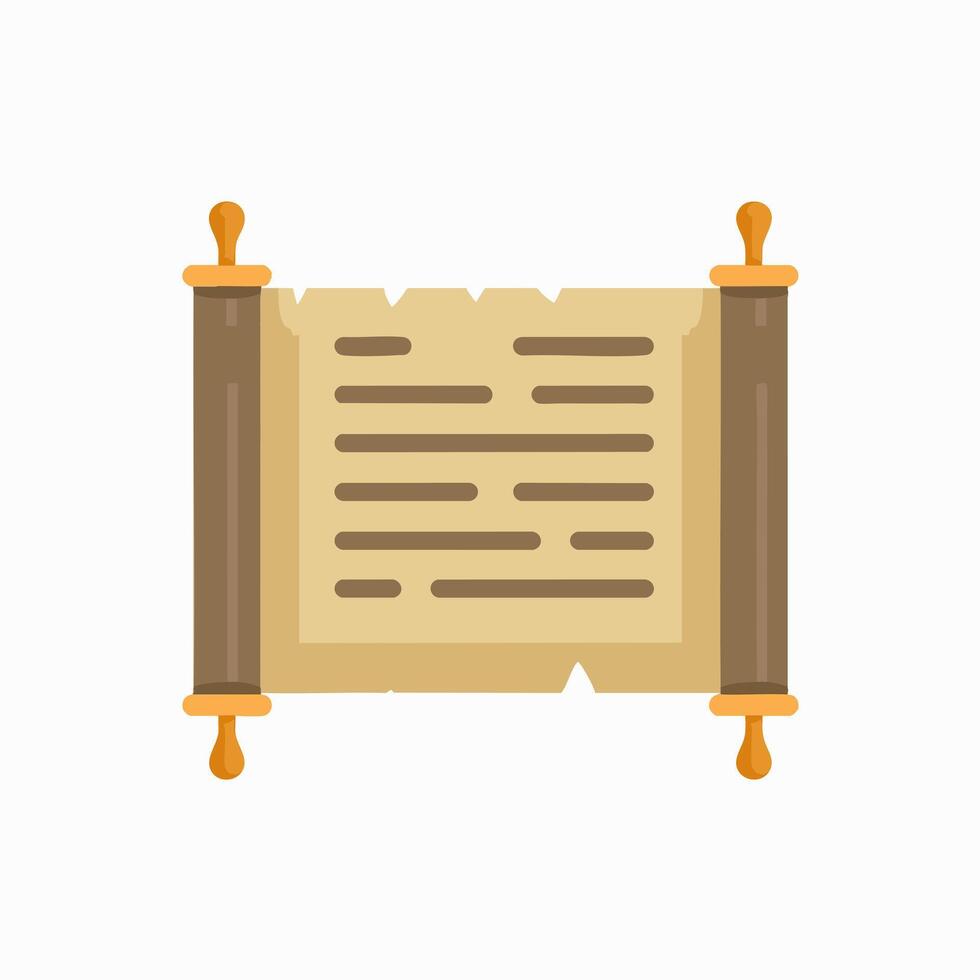 Basic Scrolls Ancient Icon vector