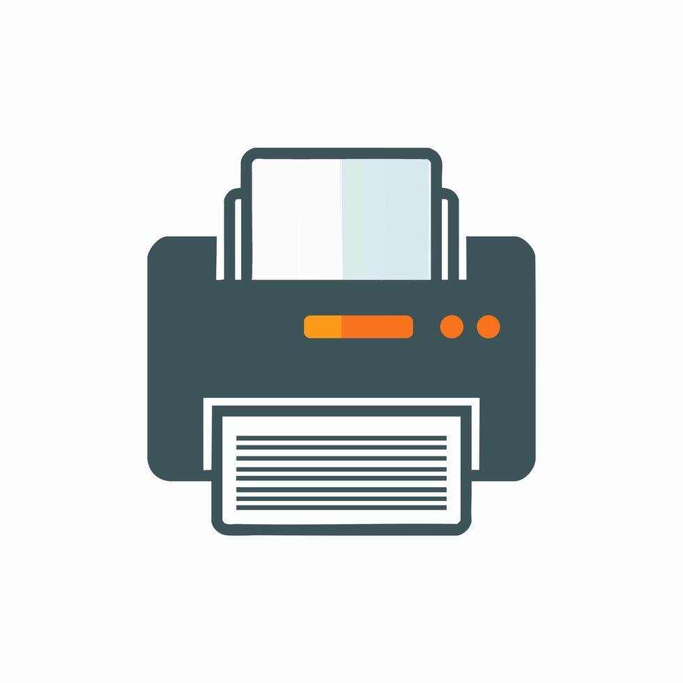 Simple Xerox Copy Icon vector