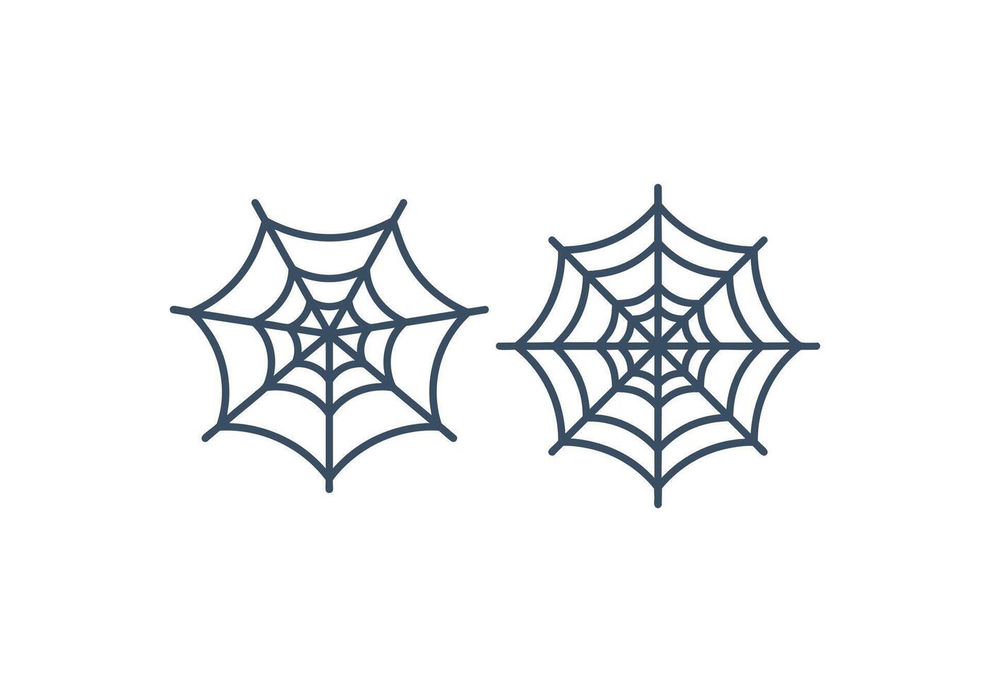 Basic Spider Web Icon vector