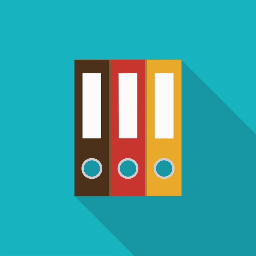 Simple Rolodex Office Icon vector