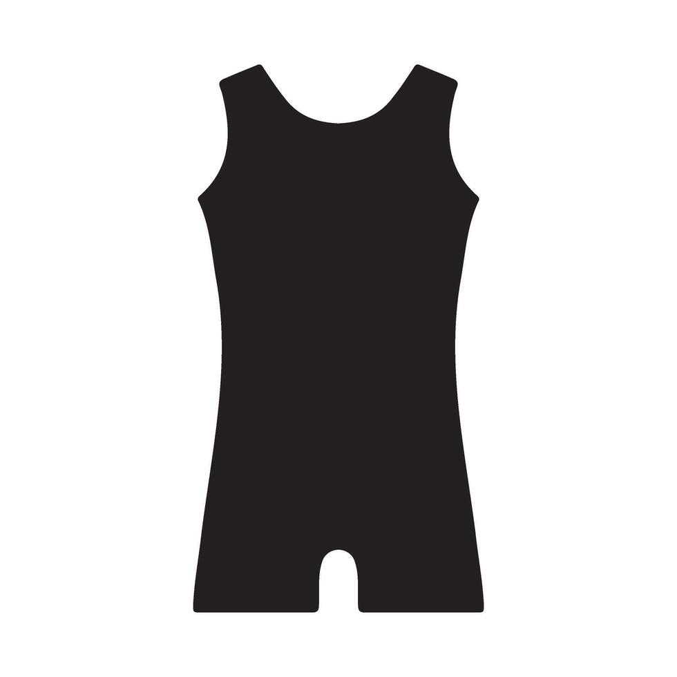 Gymnastics Toddler Dance Biketards Silhouette Illustration vector