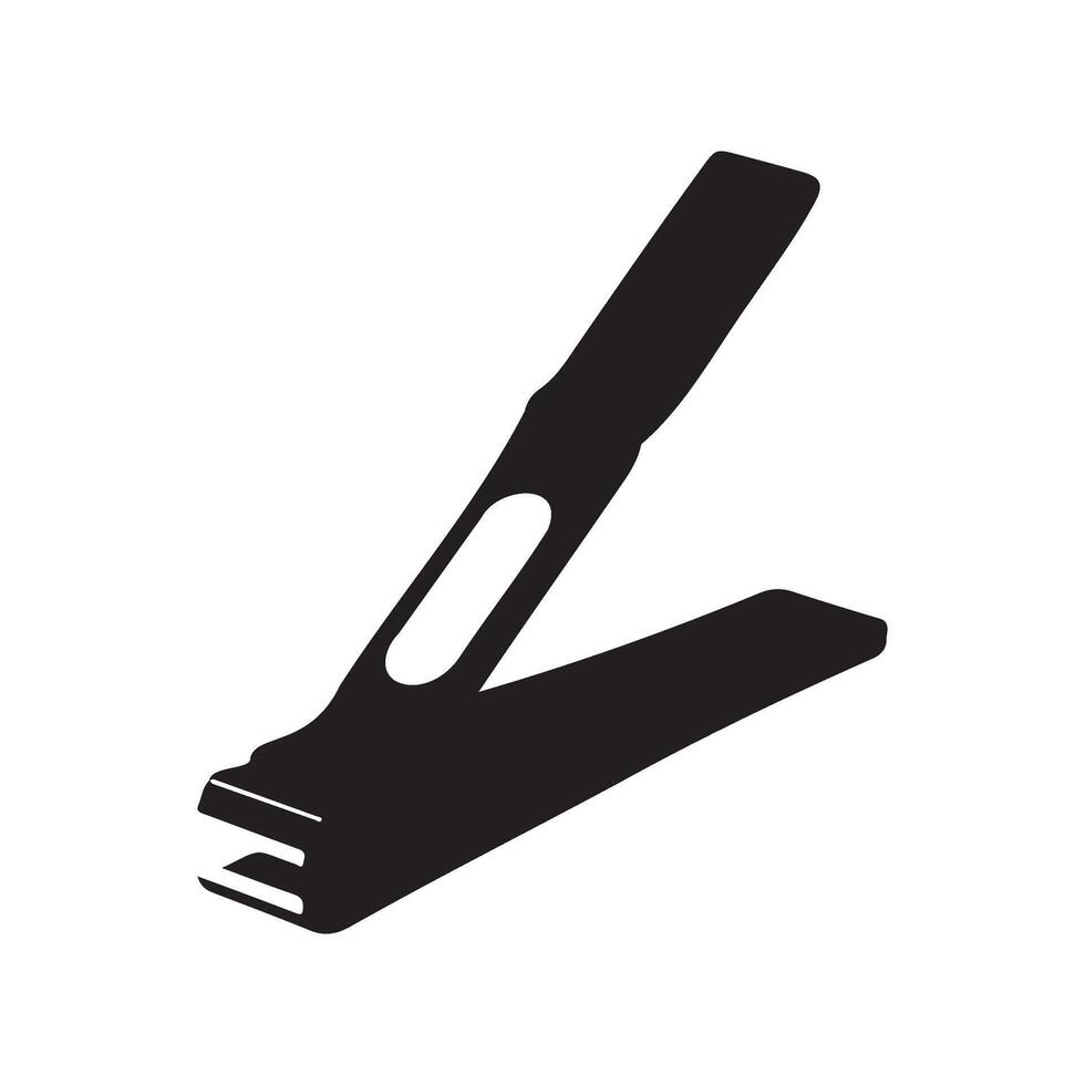 Nail Clipper Silhouette Illustration vector