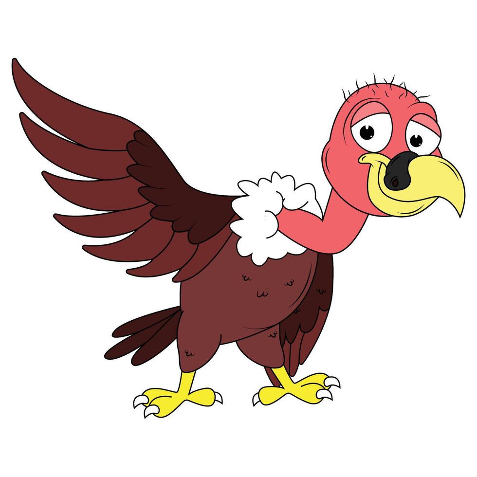 Vulture Bird Animal Cartoon vector