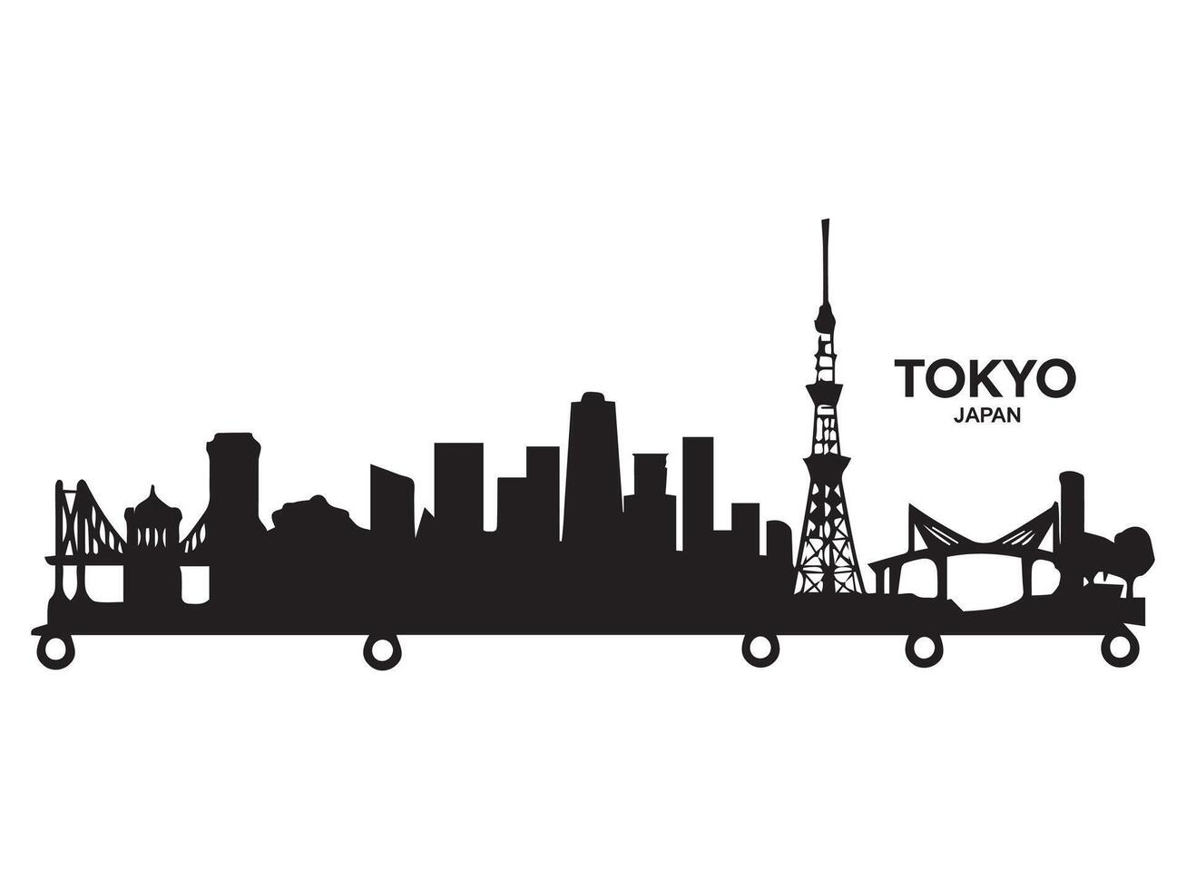 Tokyo Skyline Photography Stunning Images of Japan's Urban Landscape vector